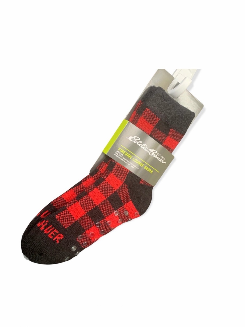 Eddie Bauer Buffalo Plaid Cabin Socks
